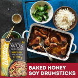 Watties Honey Soy Stir-fry Sauce, featuring honey, soy, ginger, and sesame oil, perfect for enhancing stir-fries and marinades.