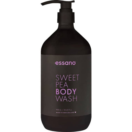Essano Body Wash Sweet Pea: Eco-friendly body wash with sweet pea scent for soft, clean, and rejuvenated skin.