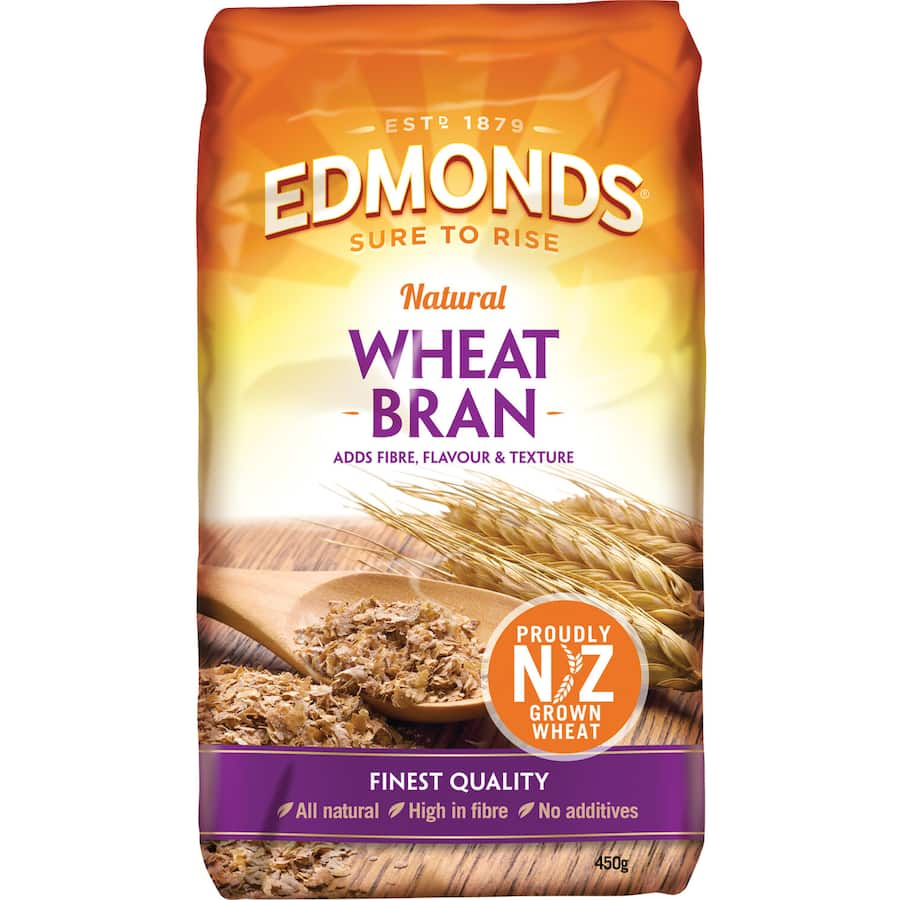 Edmonds Wheat Bran Bakers mix, a fiber-rich ingredient for nutritious baked goods like muffins and bread.