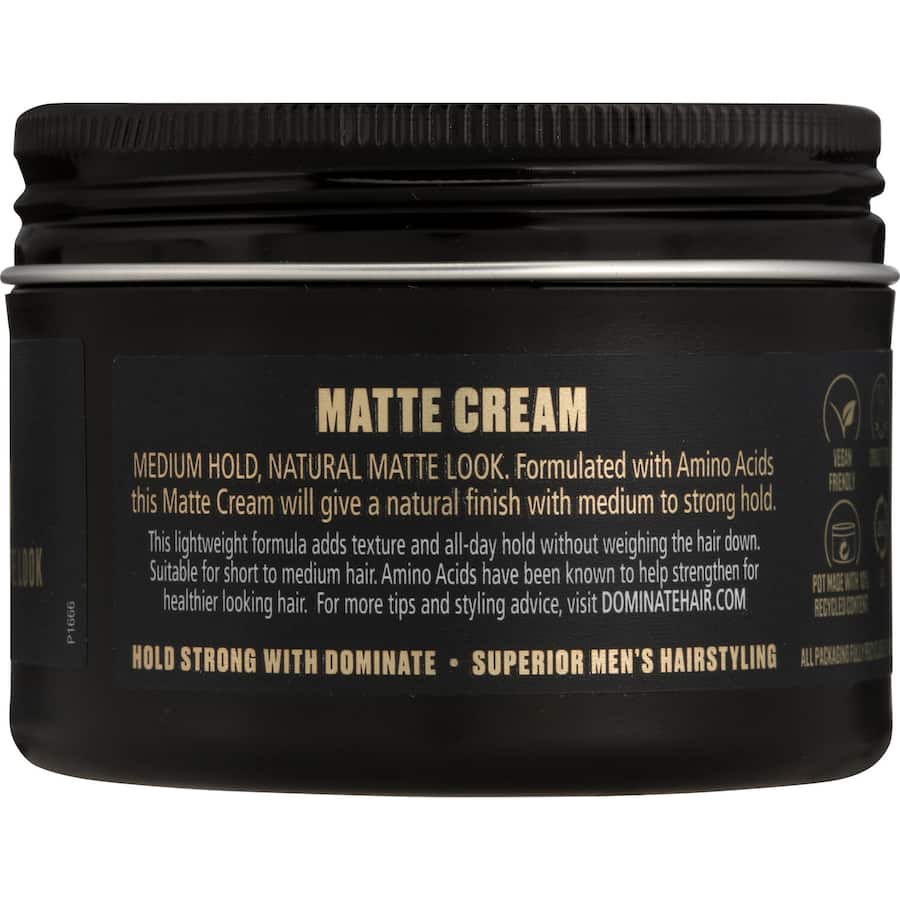 Dominate Hair Product Matte Cream 100g