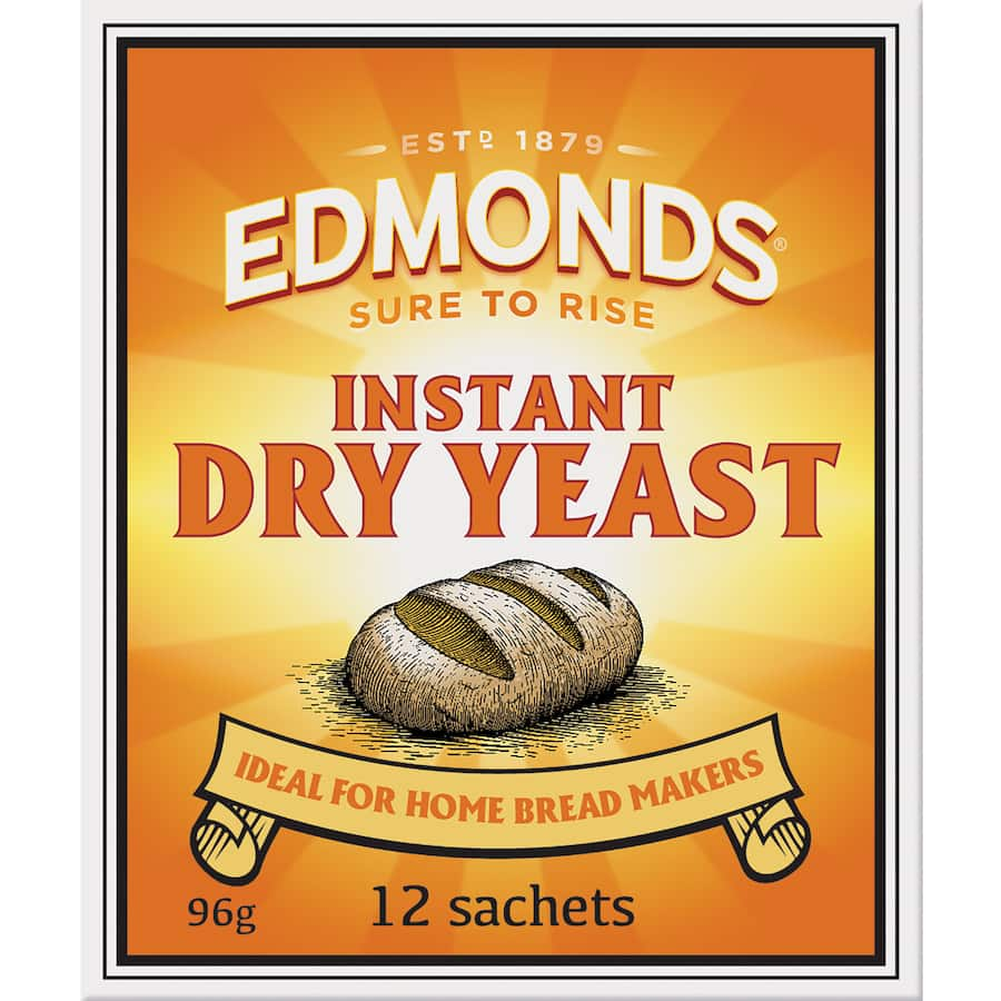 Edmonds Yeast Instant Dry: premium dry yeast for quick, effortless baking without proofing, perfect for all your recipes.