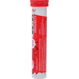 Effervescent vitamin drink featuring Echinacea and zinc for immune support in a tasty berry flavor.