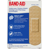 Durable Band Aid Plasters Tough Strips offer waterproof protection and non-stick comfort for cuts and scrapes.