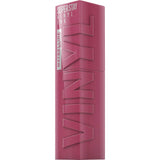 Maybelline Superstay Lip Colour Vinyl Ink in Coy, a long-lasting liquid lipstick with vibrant color and a shiny finish.