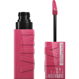 Maybelline Superstay Vinyl Ink in Coy: Long-lasting liquid lipstick with vibrant color and shine for up to 16 hours.