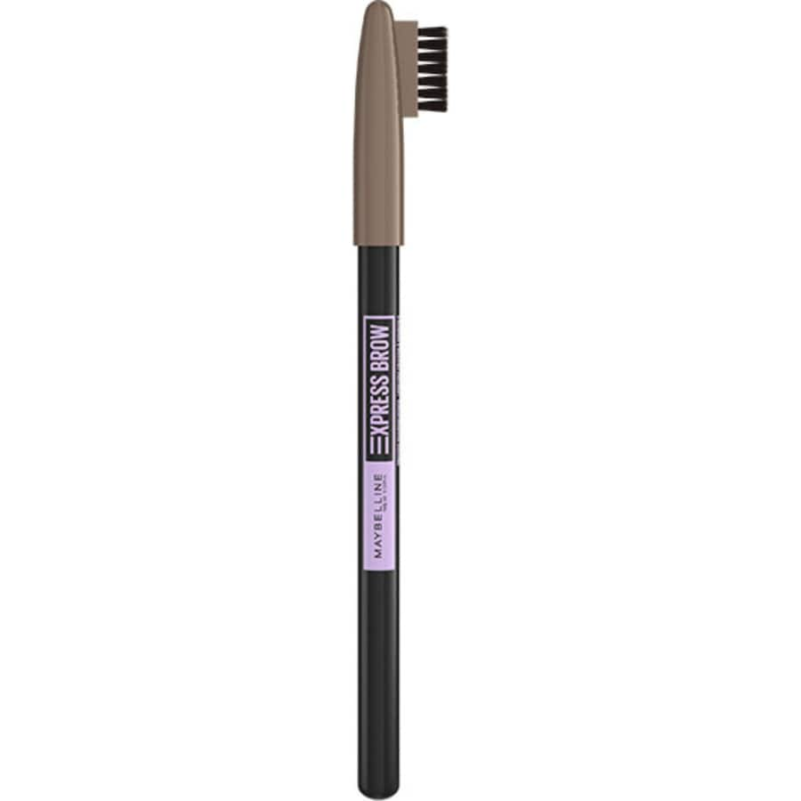 Maybelline Eyebrow Pencil in Soft Brown for precise application, natural hair-like lines, and seamless blending for perfect brows.