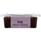 Rutherford & Meyer Fig Fruit Paste in a jar, perfect for pairing with cheeses and enhancing gourmet charcuterie boards.