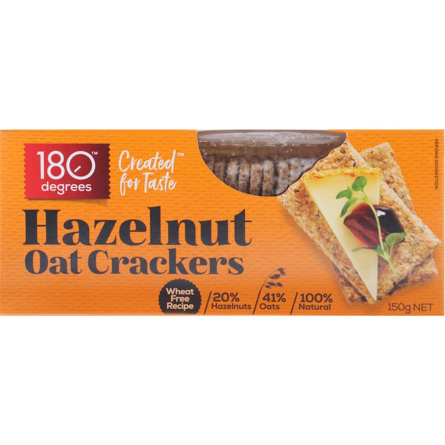 Nutty and crunchy oat hazelnut crackers, perfect for healthy snacking and packed with fiber and essential nutrients.