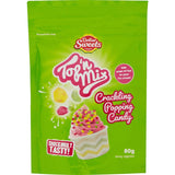 Colorful Dollar Sweets Topping Mix Crackling Popping Candy adds a fun crunch to desserts with its exciting popping sensation.