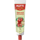 Rich and flavorful Mutti Tomato Paste Double Concentrate made from sun-ripened Italian tomatoes, perfect for enhancing dishes.