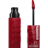 Maybelline Superstay Lip Colour Vinyl Ink Lippy offers 16-hour wear with a shiny, smudge-proof finish in bold and nude shades.