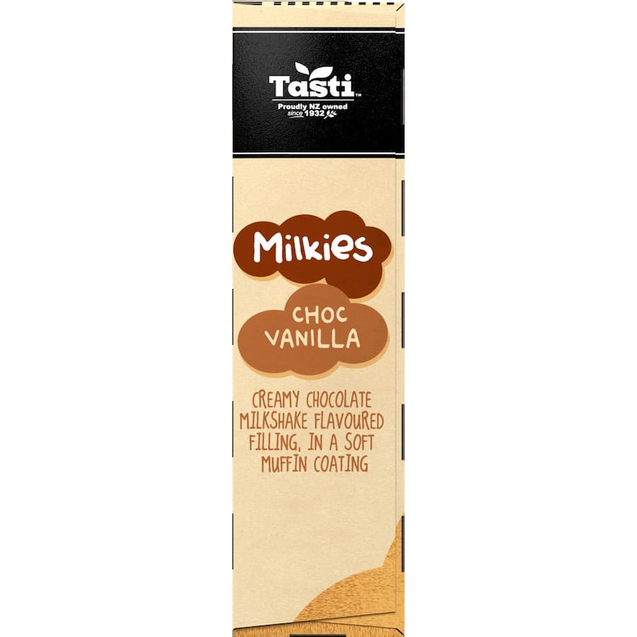 Tasti Milkies Cake Bars Choc Vanilla