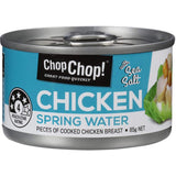 Chop Chop Canned Chicken in Spring Water, ready-to-eat, premium lean protein for quick meals and recipes.