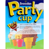 Delicious Snowdon Ice Cream Cones Party Cups with creamy ice cream in a crispy cone, perfect for any celebration.