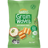 Sunbite Grain Waves Wholegrain Chips Sour Cream & Chives 45g