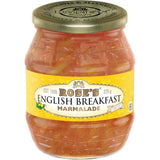 Jar of Rose's Marmalade English Breakfast, featuring tangy citrus flavors ideal for toast, scones, and baking.