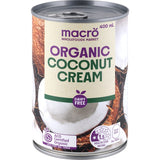 Creamy Macro Organic Coconut Cream in a jar, perfect for smoothies, desserts, and healthy cooking.