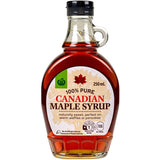 Woolworths Maple Syrup in a 250ml bottle, crafted from 100% pure maple for rich flavor in pancakes, waffles, and desserts.