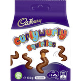 Cadbury Chocolate Sharepack Bites Curlywurly Squirlies: delightful chocolate bites with chewy caramel, perfect for sharing and indulgence.