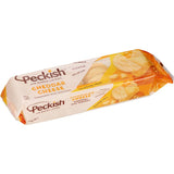 Peckish Rice Crackers with cheddar cheese, offering a crunchy, gluten-free snack perfect for any occasion.