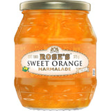 A jar of Rose's Sweet Orange Marmalade, packed with citrus sweetness, perfect for baking, glazing meats, or spreading on toast.