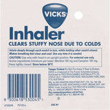 Vicks Cold Remedy Inhaler offers rapid relief from nasal congestion in a compact, portable design for on-the-go comfort.