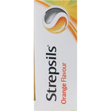 Strepsils Orange Lozenges offer effective sore throat relief with antibacterial action and a refreshing orange flavor.