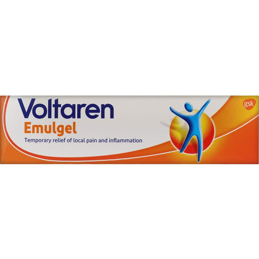 Voltaren Pain Relief Emulgel offers targeted relief for muscle and back pain with non-greasy, odorless formula.