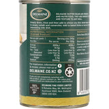 Delmaine Butter Beans, large and soft, perfect for soups, salads, and casseroles, adding taste and texture to meals.