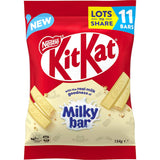 Nestle Chocolate Sharepack featuring Kit Kat and Milkybar Fun Size treats, ideal for sharing or enjoying solo.