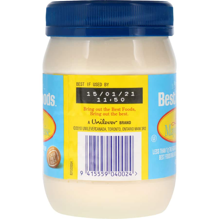 Best Foods Mayonnaise Lite: creamy, low-calorie mayo made with whole eggs, perfect for salads and sandwiches.