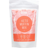 Ikuna Taste Keto Muffin Baking Mix in a package, perfect for making low-carb, gluten-free muffins with almond and coconut flour.