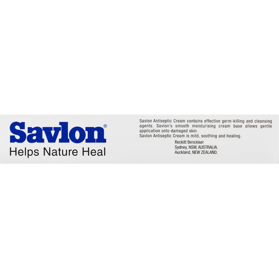 Savlon Antiseptic Cream in a tube, ideal for treating minor cuts, scrapes, and skin irritations with soothing properties.