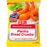 Nishin Panko breadcrumbs for crispy, light coating in fried or baked dishes, ideal for enhancing flavor and texture.