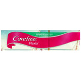 Carefree Flexia Tampons Super with softfold flexible wings for superior leak protection and ultimate comfort during heavy flow days.