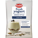 Easiyo Low Fat Greek Style Yoghurt Base - creamy, probiotic-rich yogurt mix for healthy indulgence and wellness.