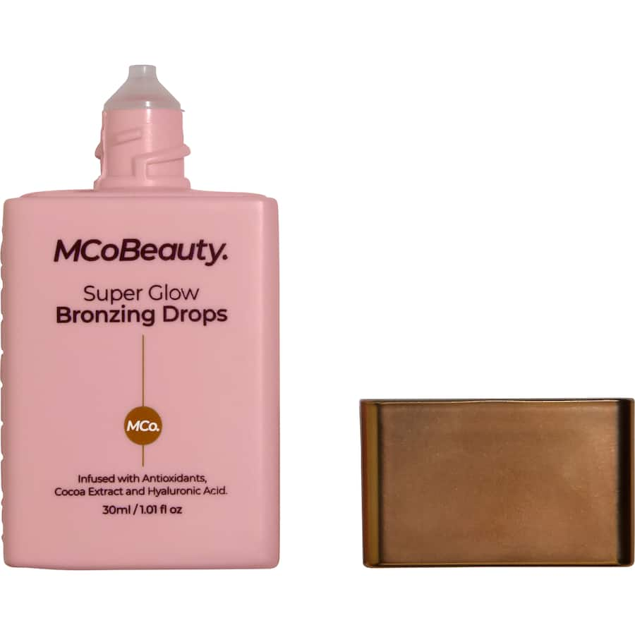 Mcobeauty Bronzer Super Glow Drops for a radiant, sun-kissed glow, suitable for all skin tones and types.