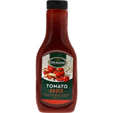 Delmaine Tomato Sauce: rich, European-style sauce made with sun-ripened tomatoes, garlic, and red capsicum for versatile meals.