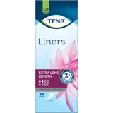 TENA Active Women's Extra Long Liners designed for light incontinence, offering comfort, absorbency, and discreet protection.