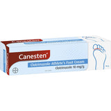 Canesten Athlete's Foot Cream with Clotrimazole effectively treats and prevents athlete's foot, providing fast relief from itching.