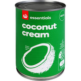 A jar of Essentials Coconut Cream, perfect for rich curries and desserts, made from 100% natural coconuts.