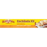 Old El Paso Mexican Enchilada Kit with mini corn tortillas, zesty sauce, and cheese for easy homemade enchiladas.