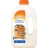 Edmonds Pancake Mix Shaker Original for quick and easy fluffy pancakes, just add water, shake, and pour.