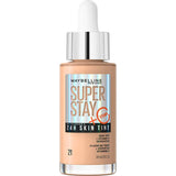 Maybelline Superstay Glow Tinted Facial Serum 21: Vitamin C infused serum providing radiant, buildable coverage for a natural glow.