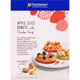 A bowl of Sanitarium Cluster Crisp Cereal with crunchy oat clusters, mixed berries, and golden flakes, nutritious breakfast option.