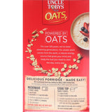 Bowl of Uncle Tobys Oats Rolled, showcasing wholegrain oats, rich in nutrients and perfect for healthy breakfasts or snacks.