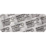 Nurofen Zavance caplets for fast pain relief, effective against headaches, muscular pain, and fever, easy to swallow.