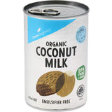 Ceres Organics Coconut Milk in a carton, promoting a creamy, natural dairy alternative made from organic coconuts.