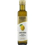 Cobram Estate Extra Virgin Lemon Twist olive oil, infused with zesty lemon for enhancing gourmet dishes.