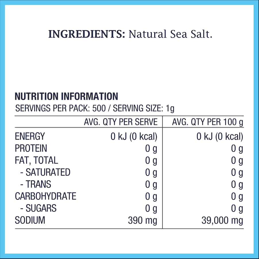 Cerebos Sea Salt Natural Course